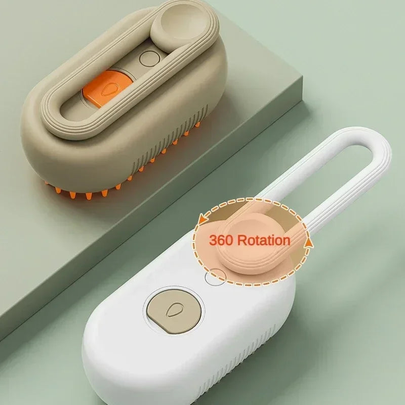 3-in-1 Cat & Dog Steam Brush