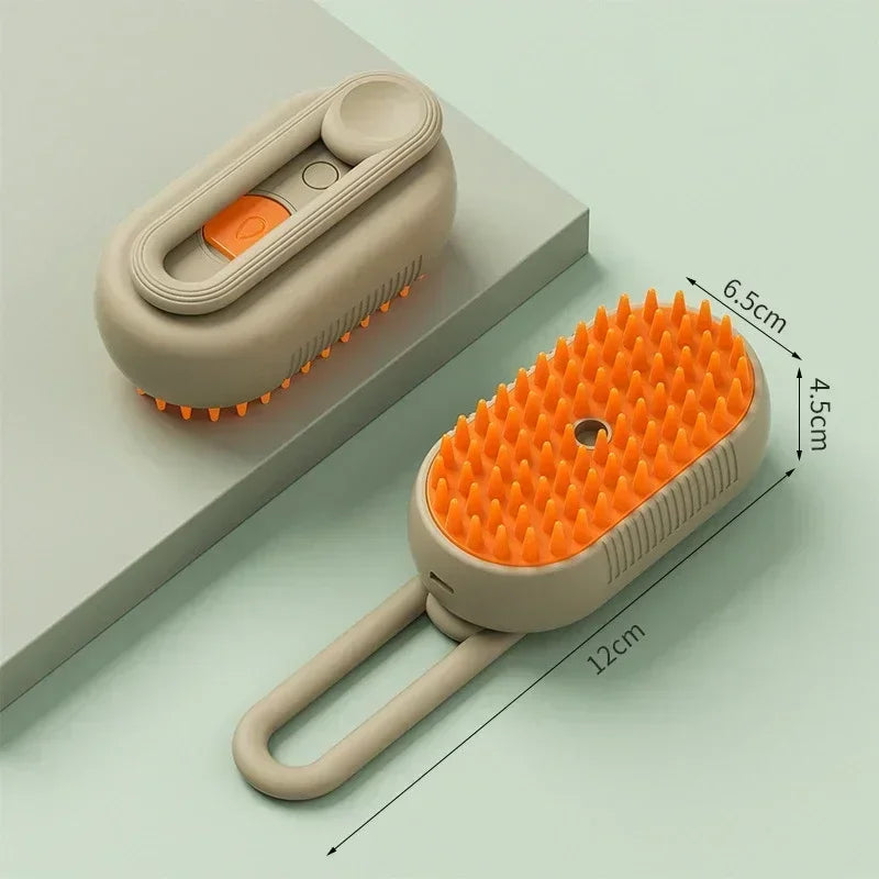 3-in-1 Cat & Dog Steam Brush