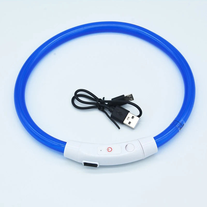 Night Safety LED Glowing Dog Collar