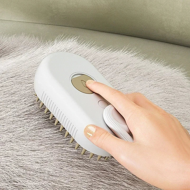3-in-1 Cat & Dog Steam Brush